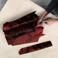 Fenrir Norse Wolf Umbrella Viking Runic Celtic Knot Dark Art