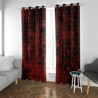 Fenrir Norse Wolf Window Curtain Viking Runic Celtic Knot Dark Art