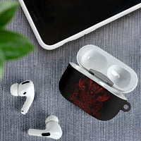 Huginn and Muninn with Fenrir and Vegvisir AirPods Case Viking Runic Celtic Knot Dark Gothic Art