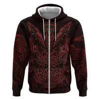 Huginn and Muninn with Fenrir and Vegvisir Hoodie Viking Runic Celtic Knot Dark Gothic Art