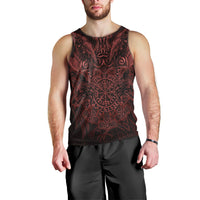 Huginn and Muninn with Fenrir and Vegvisir Men Tank Top Viking Runic Celtic Knot Dark Gothic Art