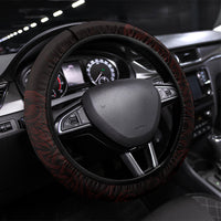 Huginn and Muninn with Fenrir and Vegvisir Steering Wheel Cover Viking Runic Celtic Knot Dark Gothic Art