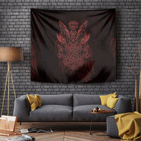 Huginn and Muninn with Fenrir and Vegvisir Tapestry Viking Runic Celtic Knot Dark Gothic Art