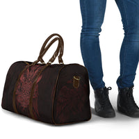 Huginn and Muninn with Fenrir and Vegvisir Travel Bag Viking Runic Celtic Knot Dark Gothic Art