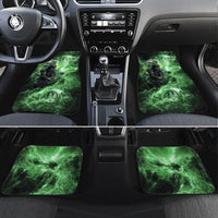 Norse Viking Warrior with Axe Car Mats Celtic Knot Nordic Fantasy Lightning Art