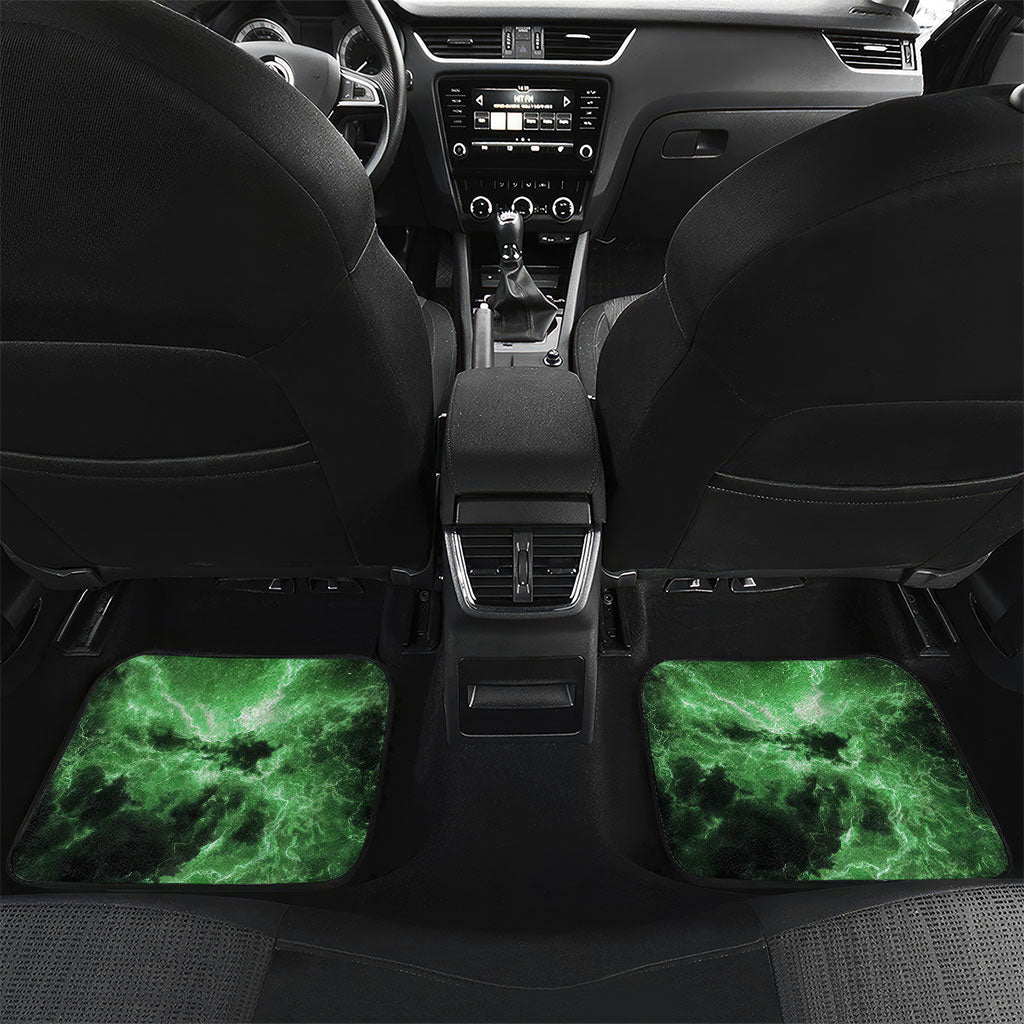 Norse Viking Warrior with Axe Car Mats Celtic Knot Nordic Fantasy Lightning Art