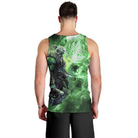 Norse Viking Warrior with Axe Men Tank Top Celtic Knot Nordic Fantasy Lightning Art