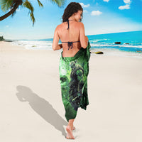 Norse Viking Warrior with Axe Sarong Celtic Knot Nordic Fantasy Lightning Art