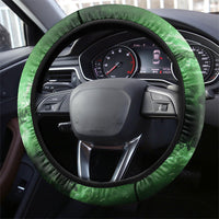 Norse Viking Warrior with Axe Steering Wheel Cover Celtic Knot Nordic Fantasy Lightning Art