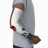 Malawi Independence Day Arm Sleeves Patriotic Flag Design Soldier Silhouette