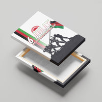Malawi Independence Day Canvas Wall Art Patriotic Flag Design Soldier Silhouette