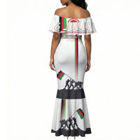 Malawi Independence Day Mermaid Dress Patriotic Flag Design Soldier Silhouette