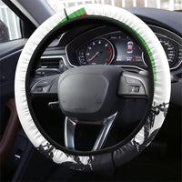 Malawi Independence Day Steering Wheel Cover Patriotic Flag Design Soldier Silhouette