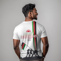 Malawi Independence Day T shirt Patriotic Flag Design Soldier Silhouette