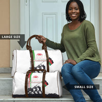 Malawi Independence Day Travel Bag Patriotic Flag Design Soldier Silhouette