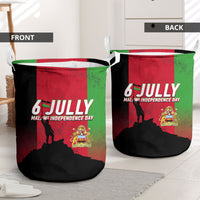 Malawi Independence Day 6 July Laundry Basket Malawian Flag Grunge Soldier