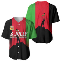 Malawi Independence Day 6 July Baseball Jersey Malawian Flag Grunge Soldier