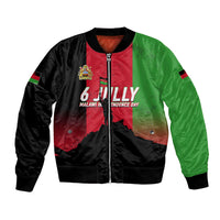 Malawi Independence Day 6 July Bomber Jacket Malawian Flag Grunge Soldier