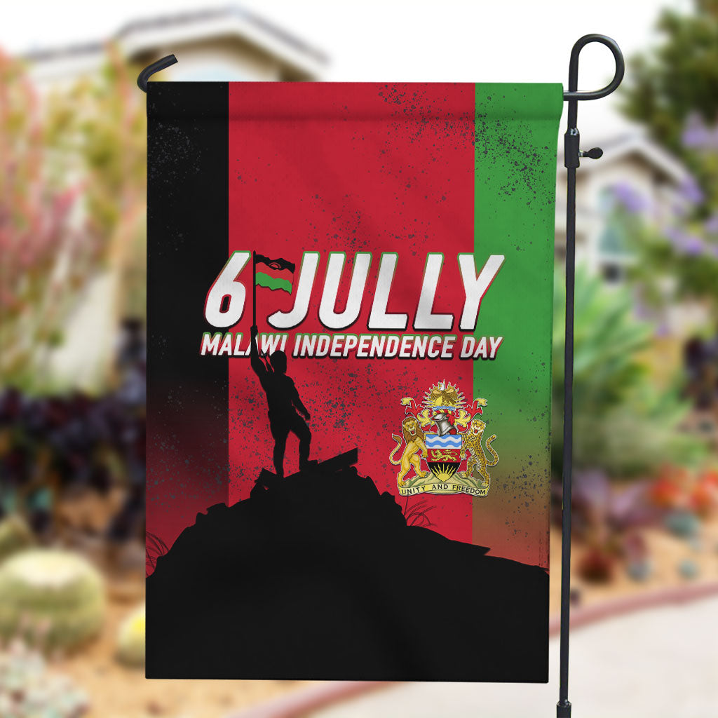 Malawi Independence Day 6 July Garden Flag Malawian Flag Grunge Soldier