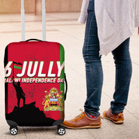 Malawi Independence Day 6 July Luggage Cover Malawian Flag Grunge Soldier