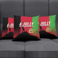 Malawi Independence Day 6 July Pillow Cover Malawian Flag Grunge Soldier