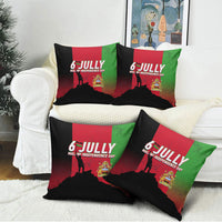 Malawi Independence Day 6 July Pillow Cover Malawian Flag Grunge Soldier
