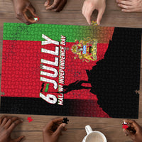 Malawi Independence Day 6 July Puzzle Malawian Flag Grunge Soldier