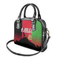 Malawi Independence Day 6 July Shoulder Handbag Malawian Flag Grunge Soldier