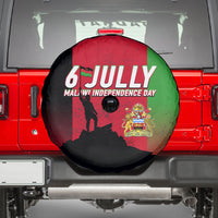Malawi Independence Day 6 July Spare Tire Cover Malawian Flag Grunge Soldier