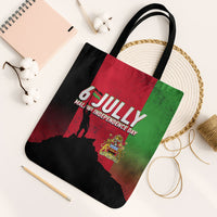 Malawi Independence Day 6 July Tote Bag Malawian Flag Grunge Soldier