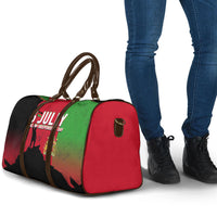Malawi Independence Day 6 July Travel Bag Malawian Flag Grunge Soldier
