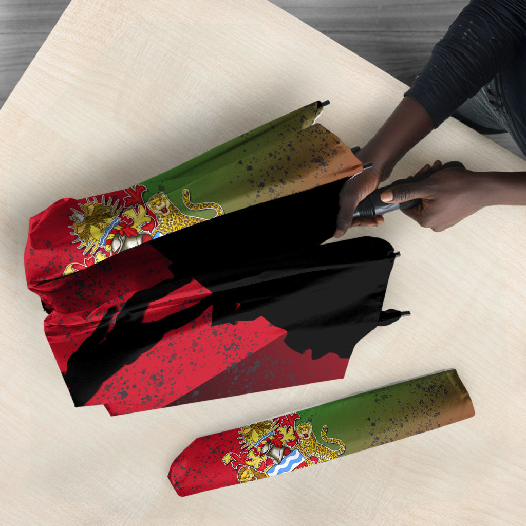 Malawi Independence Day 6 July Umbrella Malawian Flag Grunge Soldier