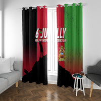 Malawi Independence Day 6 July Window Curtain Malawian Flag Grunge Soldier