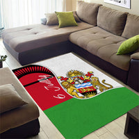 Malawi Independence Day 6 July Area Rug Malawian Coat Of Arms Flag Ribbon
