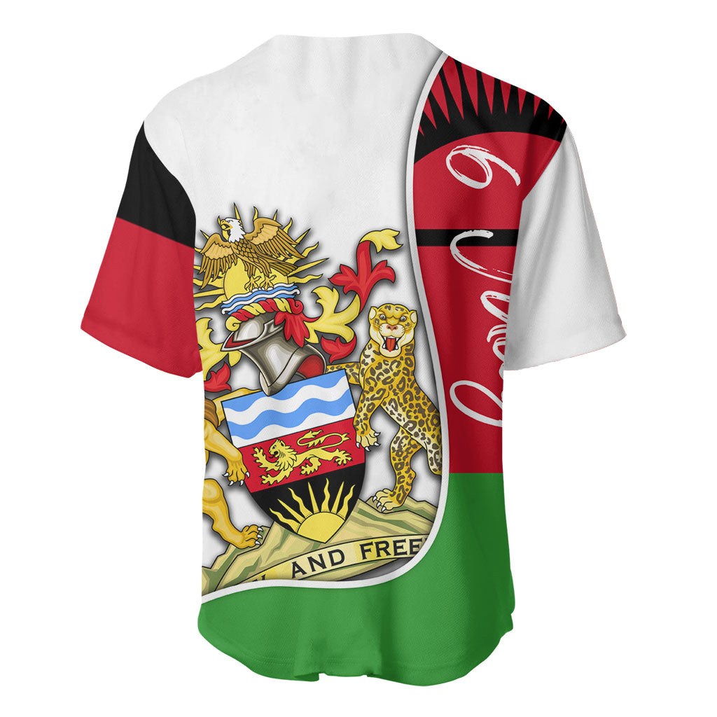 Malawi Independence Day 6 July Baseball Jersey Malawian Coat Of Arms Flag Ribbon