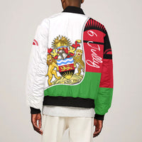Malawi Independence Day 6 July Bomber Jacket Malawian Coat Of Arms Flag Ribbon