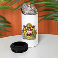Malawi Independence Day 6 July 4 in 1 Can Cooler Tumbler Malawian Coat Of Arms Flag Ribbon