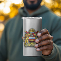 Malawi Independence Day 6 July 4 in 1 Can Cooler Tumbler Malawian Coat Of Arms Flag Ribbon