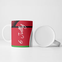 Malawi Independence Day 6 July Ceramic Mug Malawian Coat Of Arms Flag Ribbon