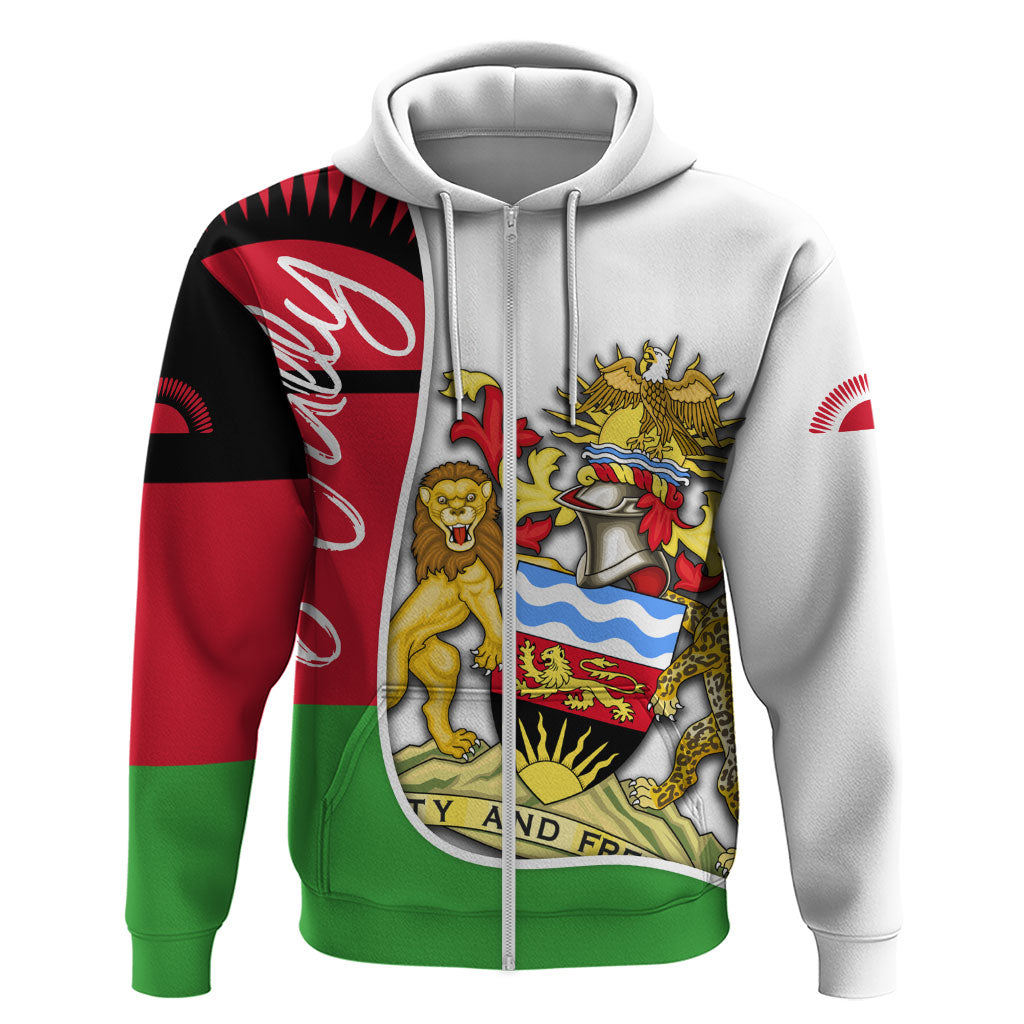 Malawi Independence Day 6 July Hoodie Malawian Coat Of Arms Flag Ribbon