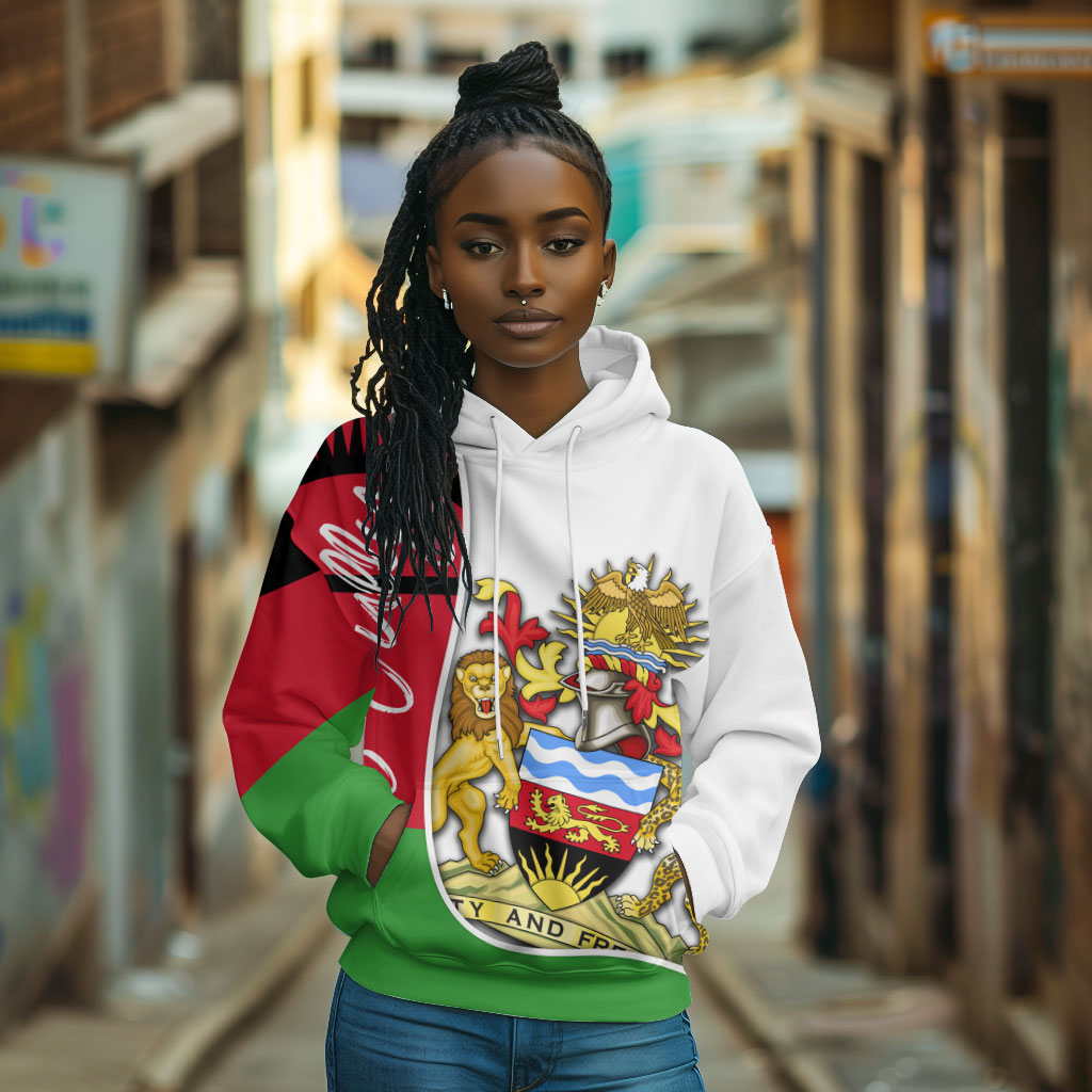 Malawi Independence Day 6 July Hoodie Malawian Coat Of Arms Flag Ribbon