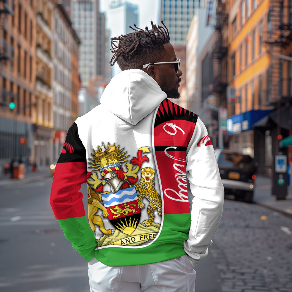 Malawi Independence Day 6 July Hoodie Malawian Coat Of Arms Flag Ribbon