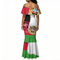 Malawi Independence Day 6 July Mermaid Dress Malawian Coat Of Arms Flag Ribbon