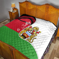 Malawi Independence Day 6 July Quilt Malawian Coat Of Arms Flag Ribbon