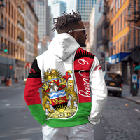 Malawi Independence Day 6 July Zip Hoodie Malawian Coat Of Arms Flag Ribbon