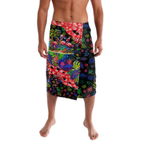 Christmas In July Flamingo Lavalava Magic Santa Claus Festive Tropical Hawaiian Beach Birds
