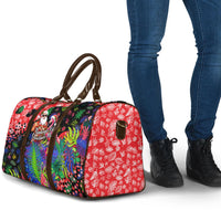 Christmas In July Flamingo Travel Bag Magic Santa Claus Festive Tropical Hawaiian Beach Birds
