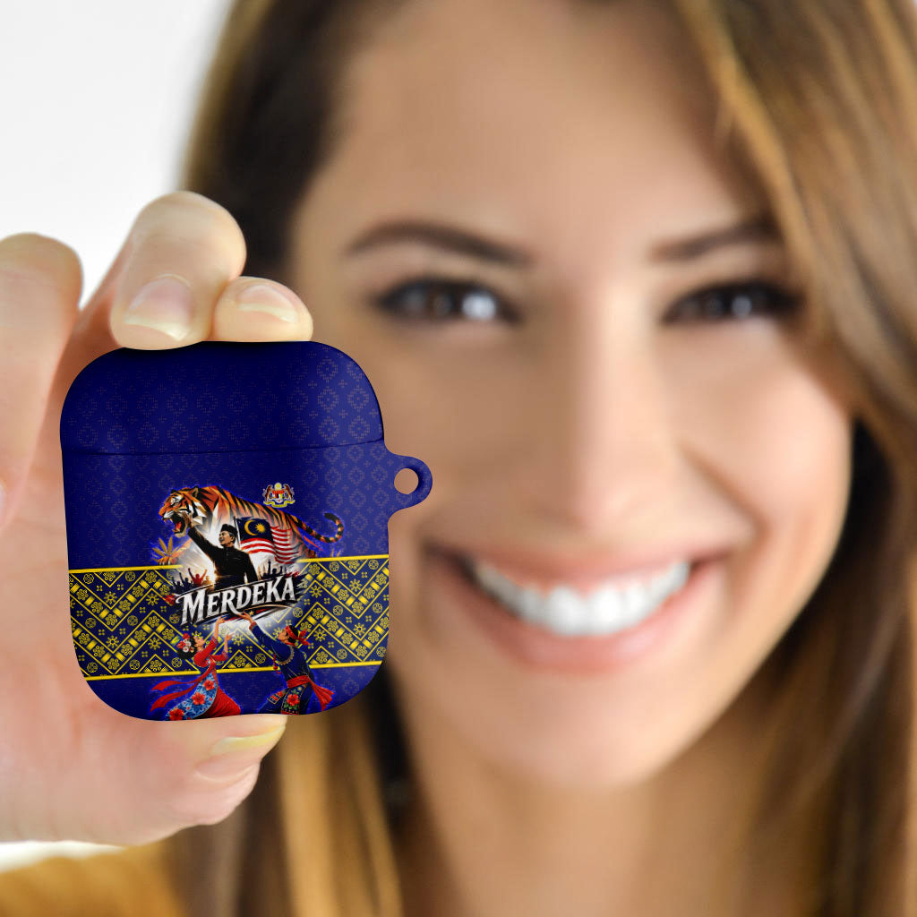 Malaysia Merdeka Independence Day AirPods Case Patriotic Flag Crescent Moon Star Cultural