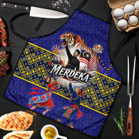 Malaysia Merdeka Independence Day Apron Patriotic Flag Crescent Moon Star Cultural