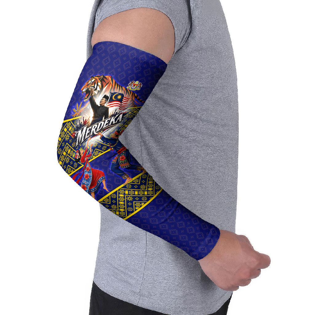 Malaysia Merdeka Independence Day Arm Sleeves Patriotic Flag Crescent Moon Star Cultural